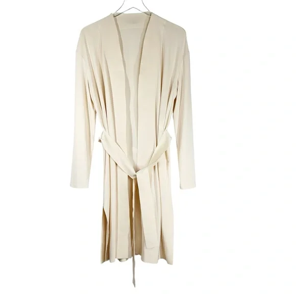 MAXMARA LEISURE Ivory Kardigan Damski Gordon Lightweight Smooth Size US Large - Picture 2 of 15